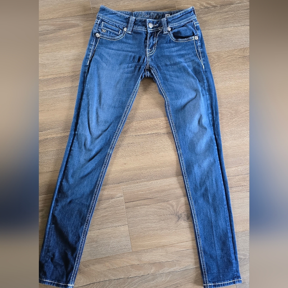 Miss Me Dark Blue Skinny Jeans